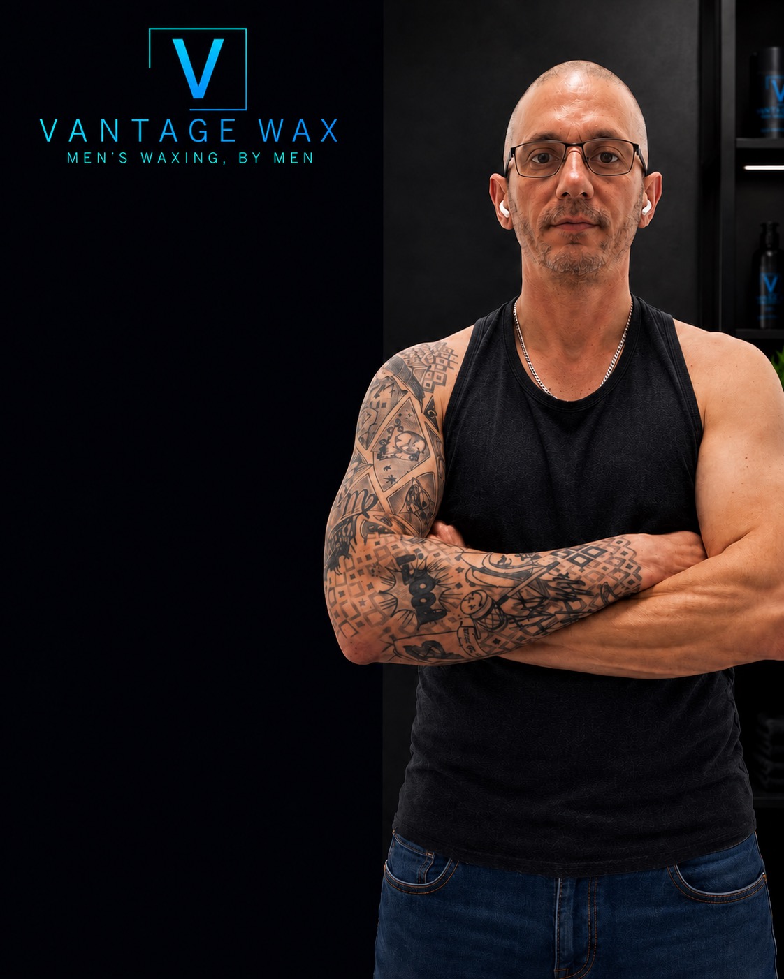 Nick, owner and therapist at Vantage Wax