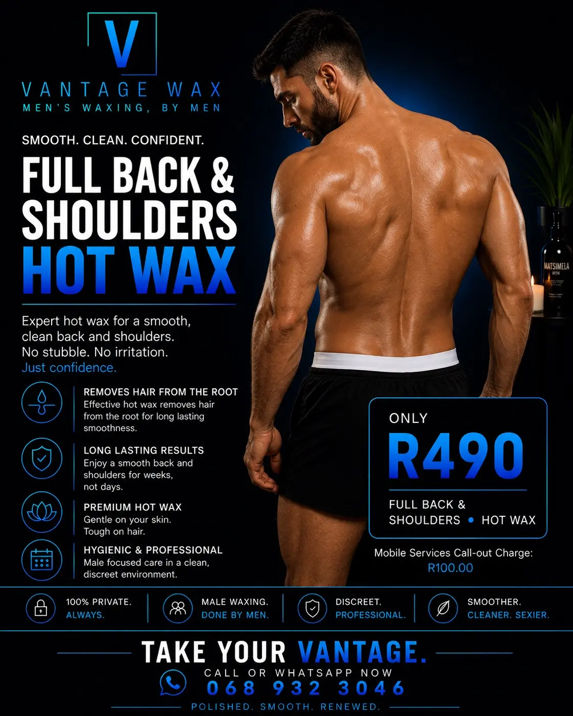 Full Back & Shoulders Hot Wax