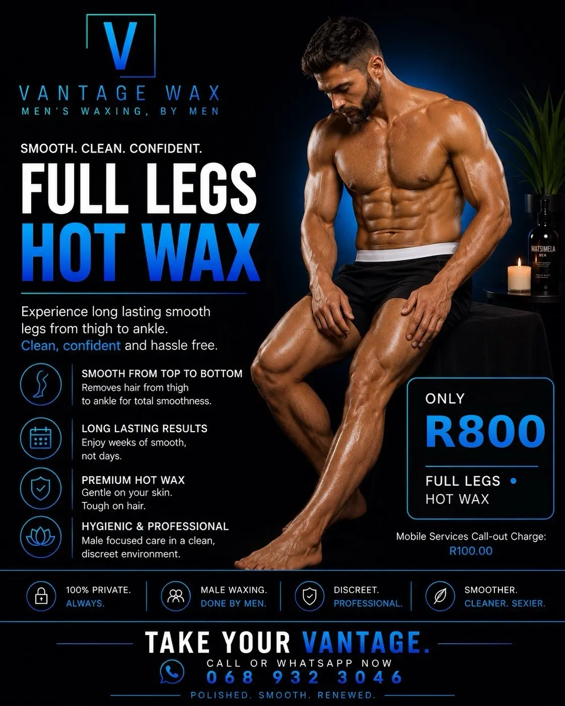 Full Legs Hot Wax