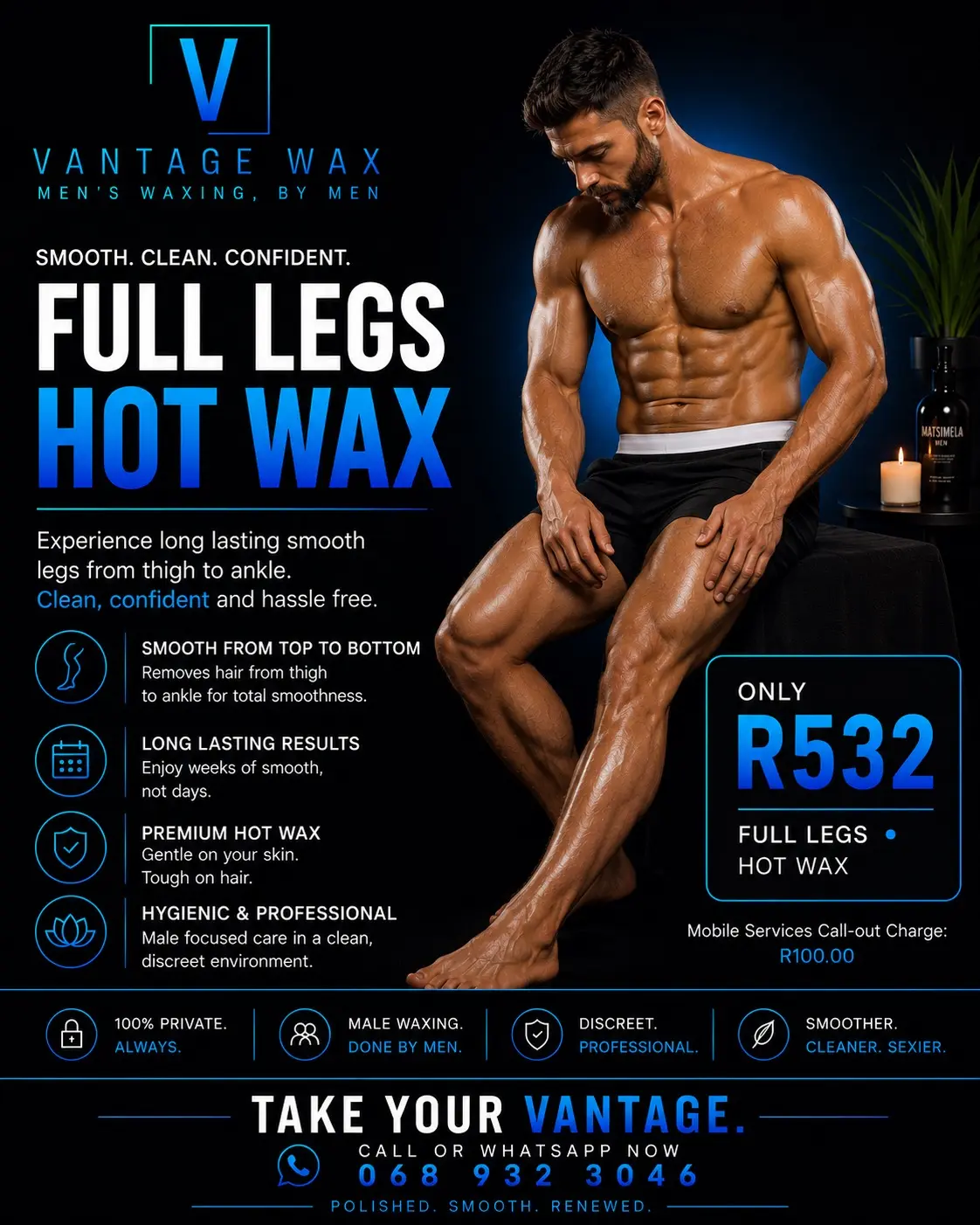 Full Legs Hot Wax