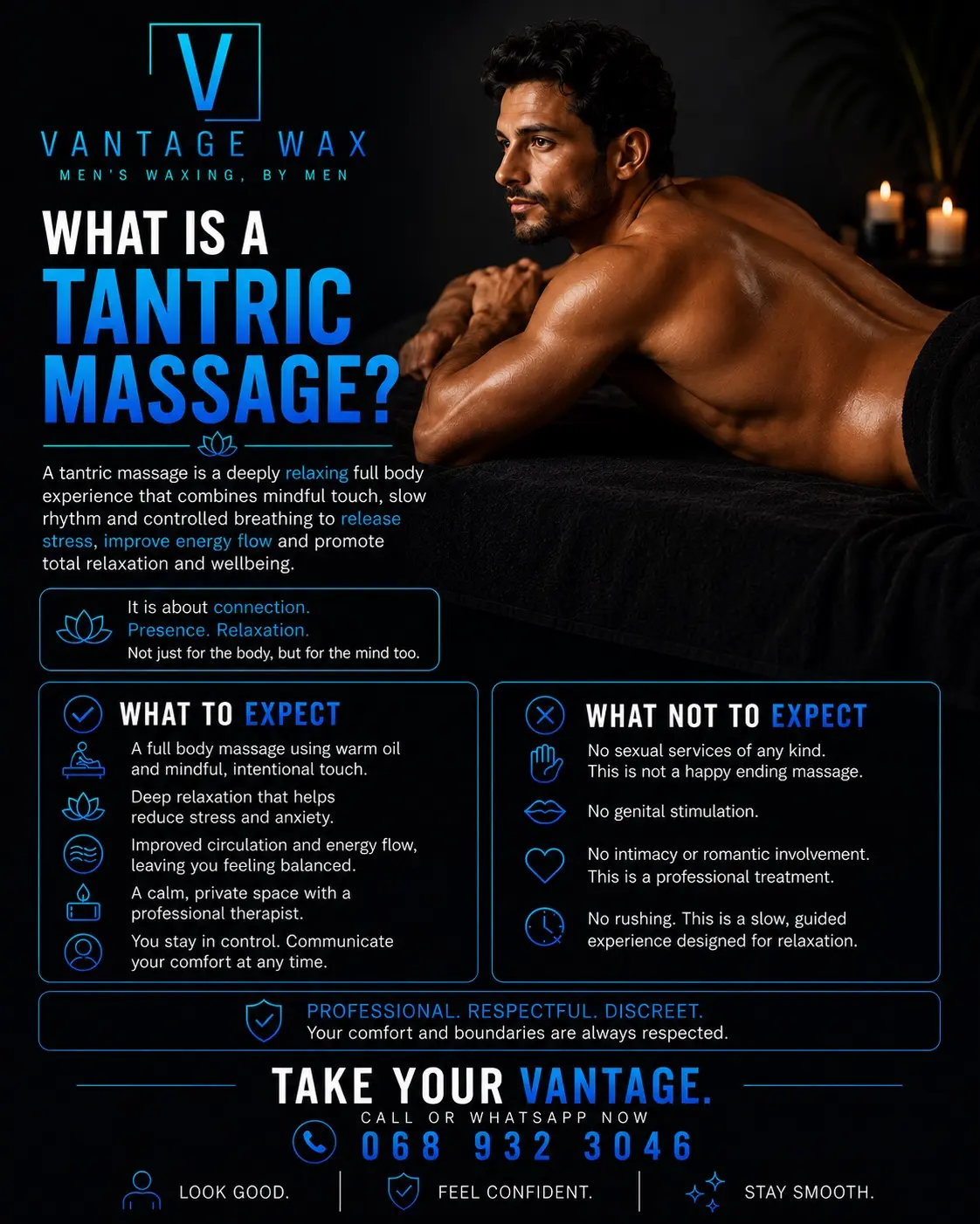 What is a Tantric Massage at Vantage Wax